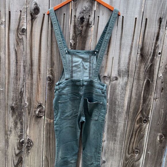 Free People Washed Denim Overall Womens Size 24 - Picture 11 of 11